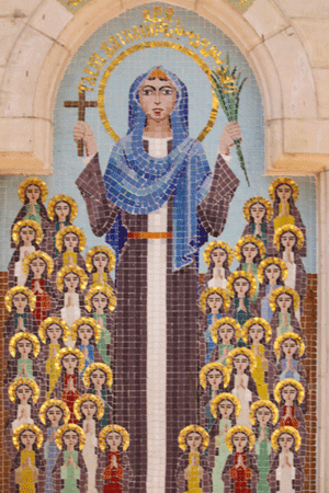 Une des nombreuses repr�sentations de la vierge Marie