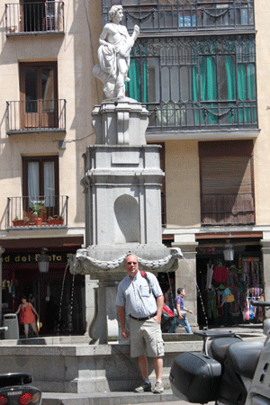 La fontaine "Aqua non potable"