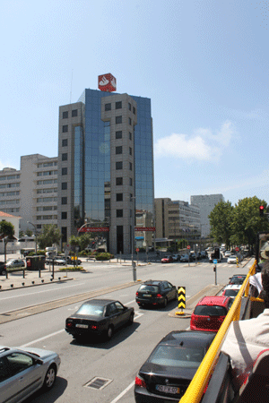 La partie plus moderne de Porto