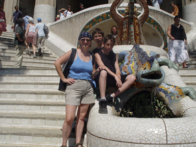 Dans le parc de G�ell 