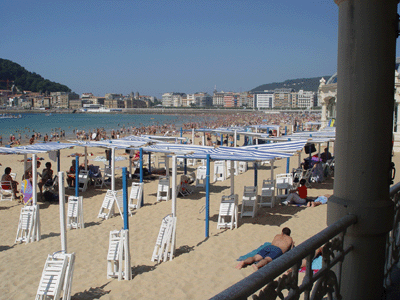 La plage de San Sebasti�n
