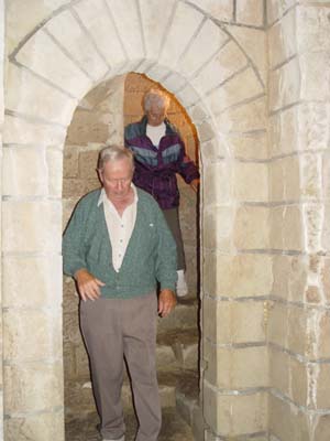 Dans la crypte de l'�glise