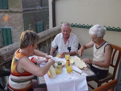 Pr�paration du d�ner du lendemain
