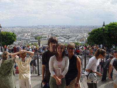 Vue superbe � partir de Montmartre