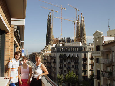 La vue � partir de notre appartement