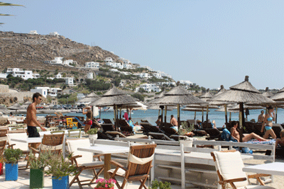 La plage d'Ornos