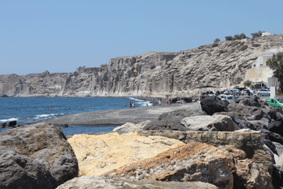Des falaises assez escarp�es