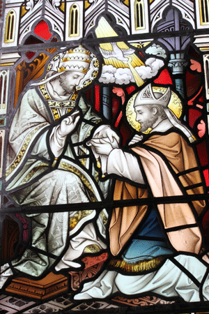 Un des nombreux vitraux de l'�glise...