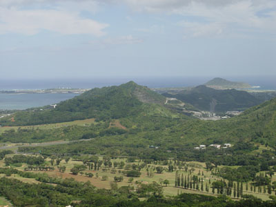 Vue de Nuuanu et Diamond Head