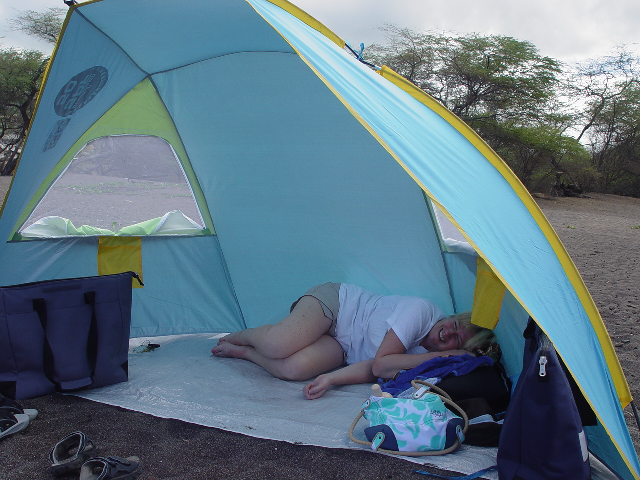 Entendre parler qu'il mouillait tout le temps � Hawaii!!