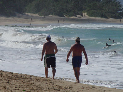 2 p�tards sur la plage...