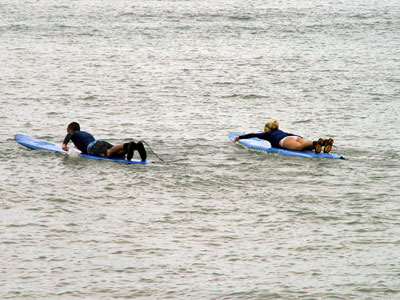 Paddle, paddle, paddle...