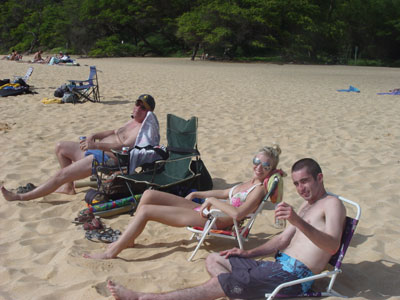 Tiens, une plage connue...