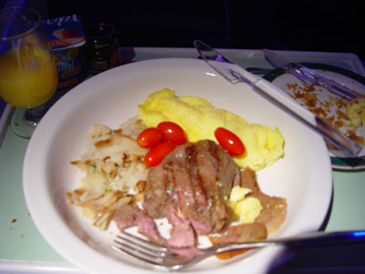 Du steak pour d�jeuner ?