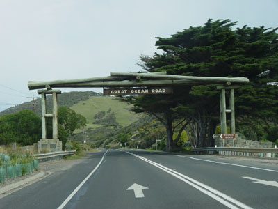 Le d�but d'une route de 300 km