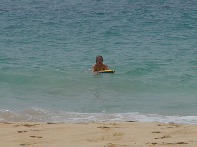 Bien s�r. les vagues de Big Beach